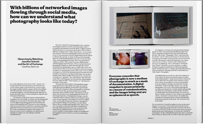 Hello, Photography: Aperture 210, Spring 2013