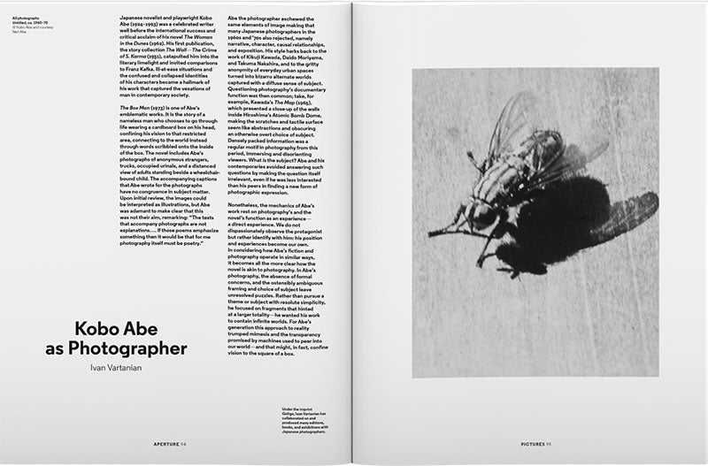 Lit: Aperture 217, Winter 2014
