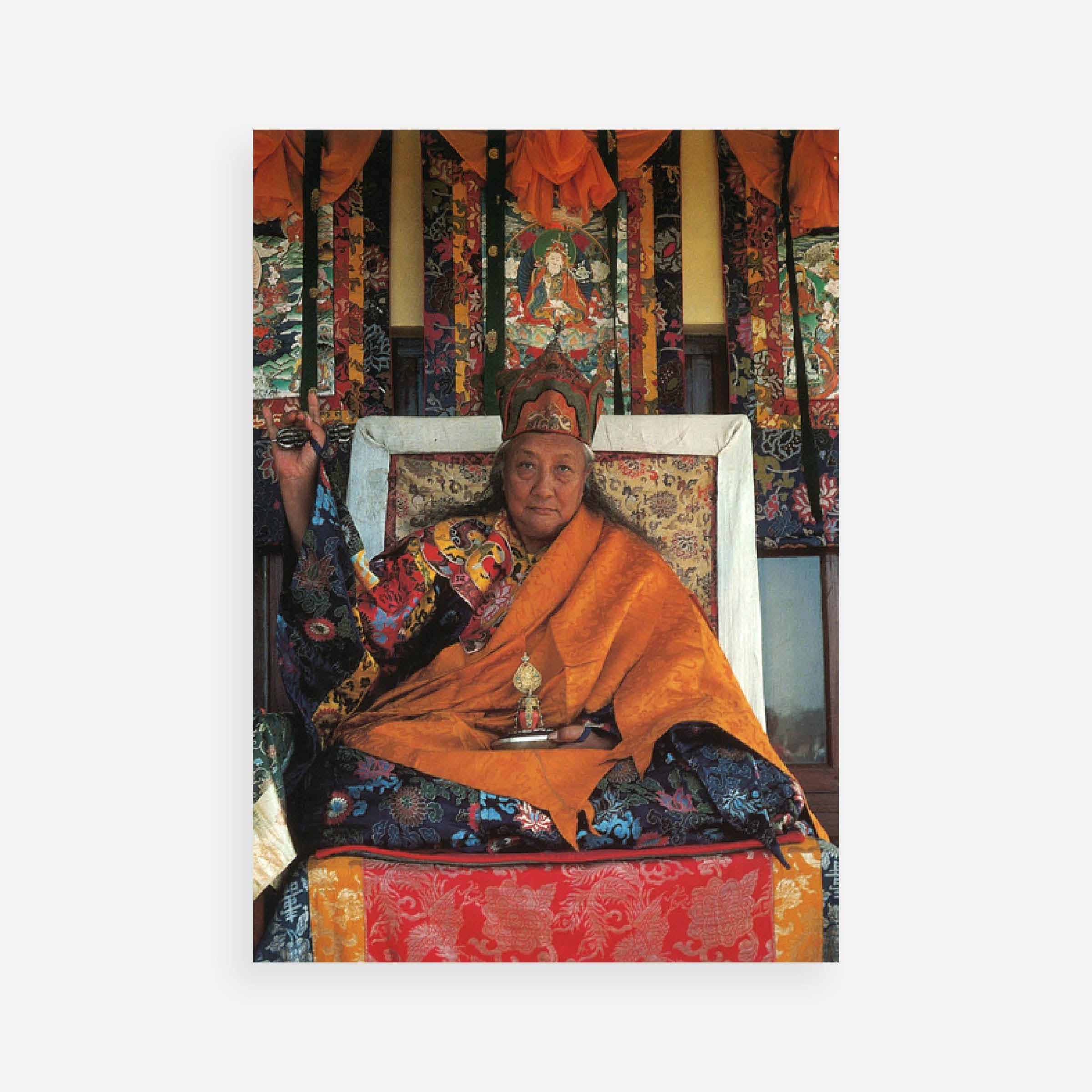Matthieu Ricard: Khyentse Rinpoche Wearing Robes of Guru Padmasambhava, Nepal