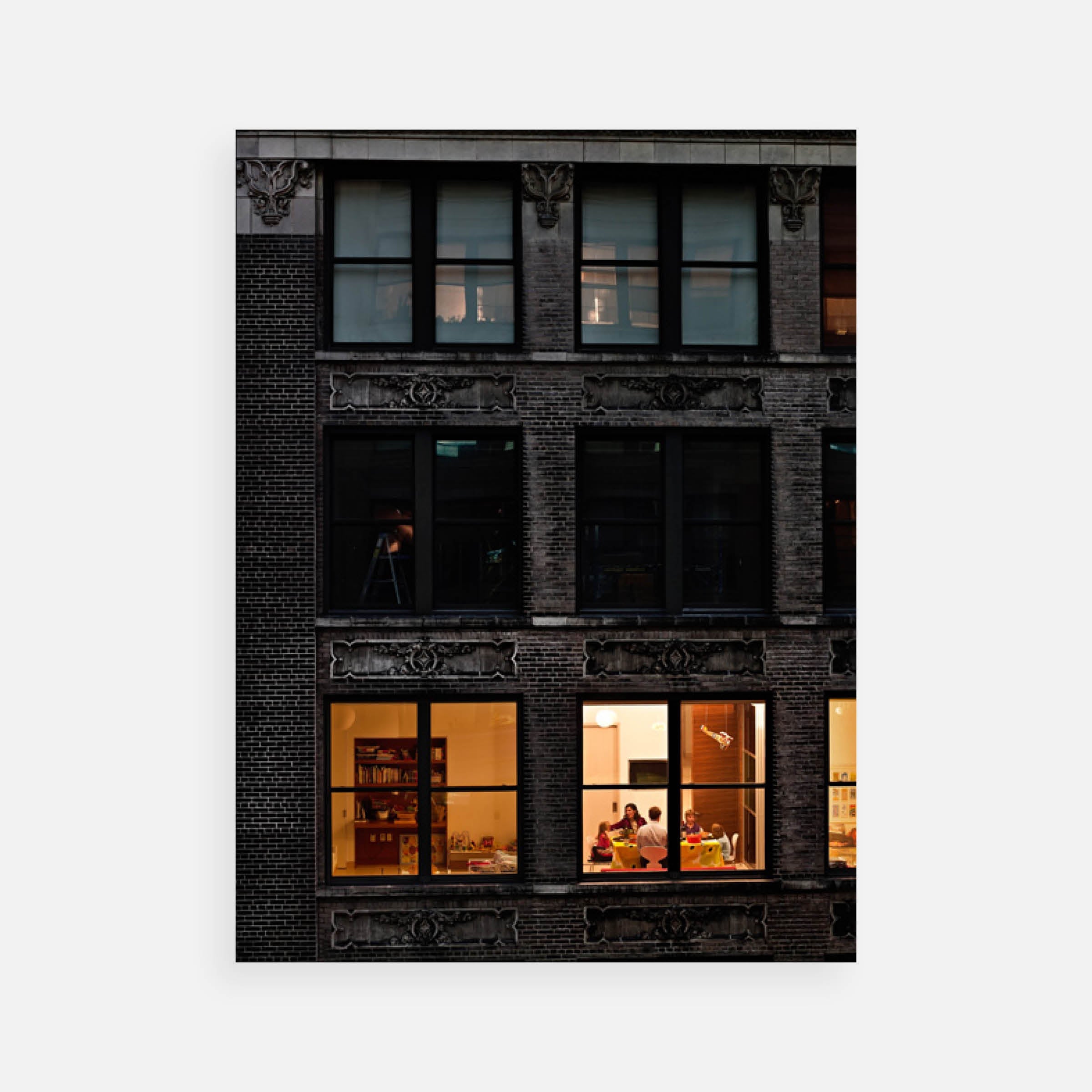 Gail Albert Halaban: Out My Window, Chelsea Family Dinner, 2011