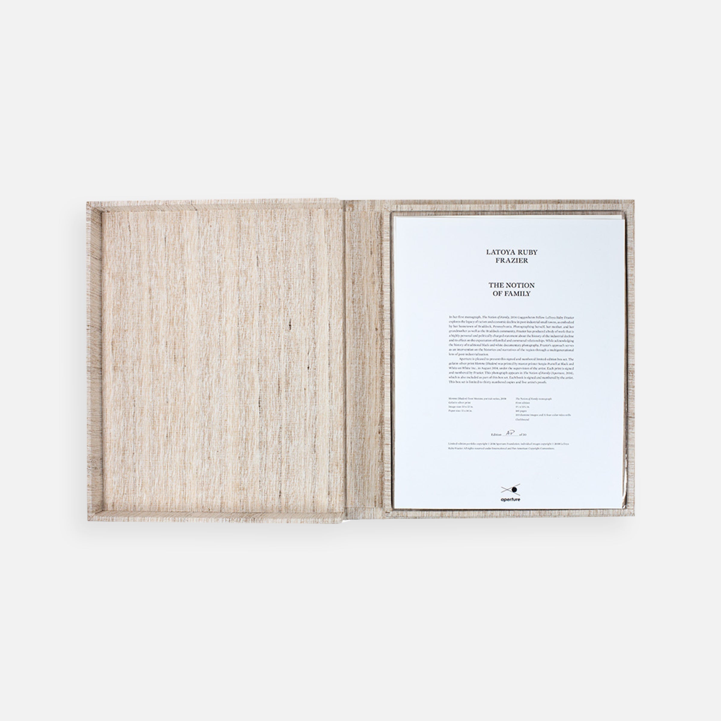 LaToya Ruby Frazier: Limited-Edition Box Set