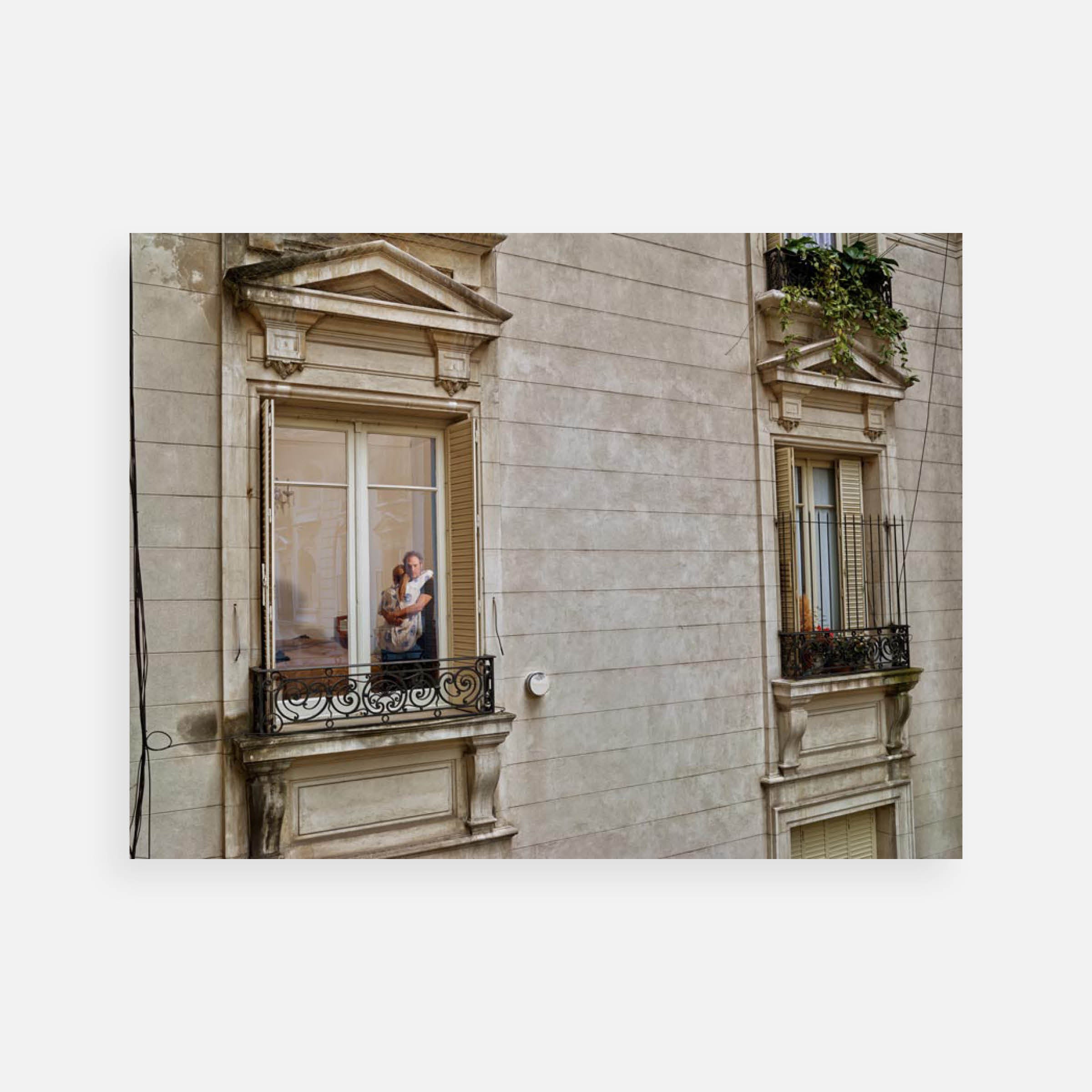 Gail Albert Halaban: Hug, Palacio de Los Patos Out My Window, 2016
