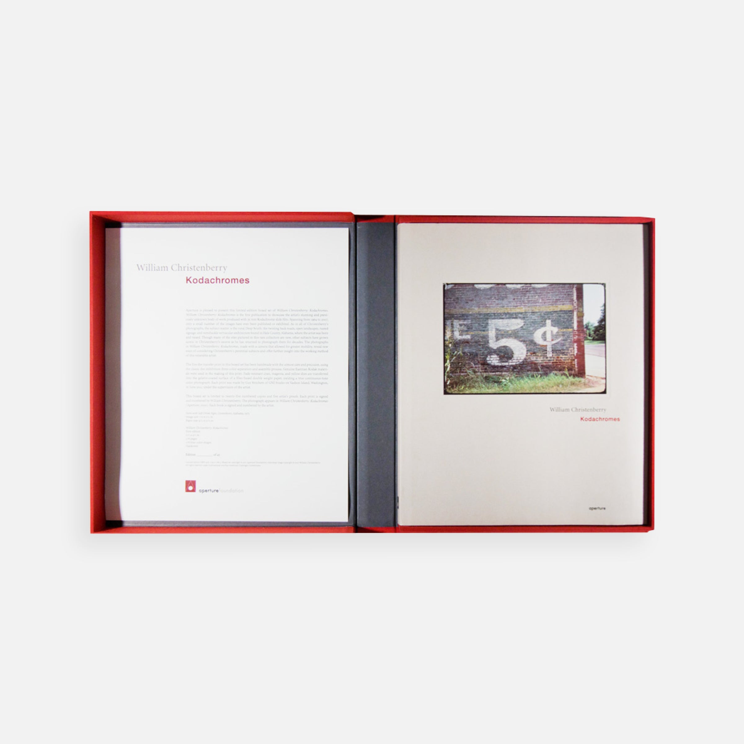 William Christenberry: Kodachromes Limited-Edition Box Set