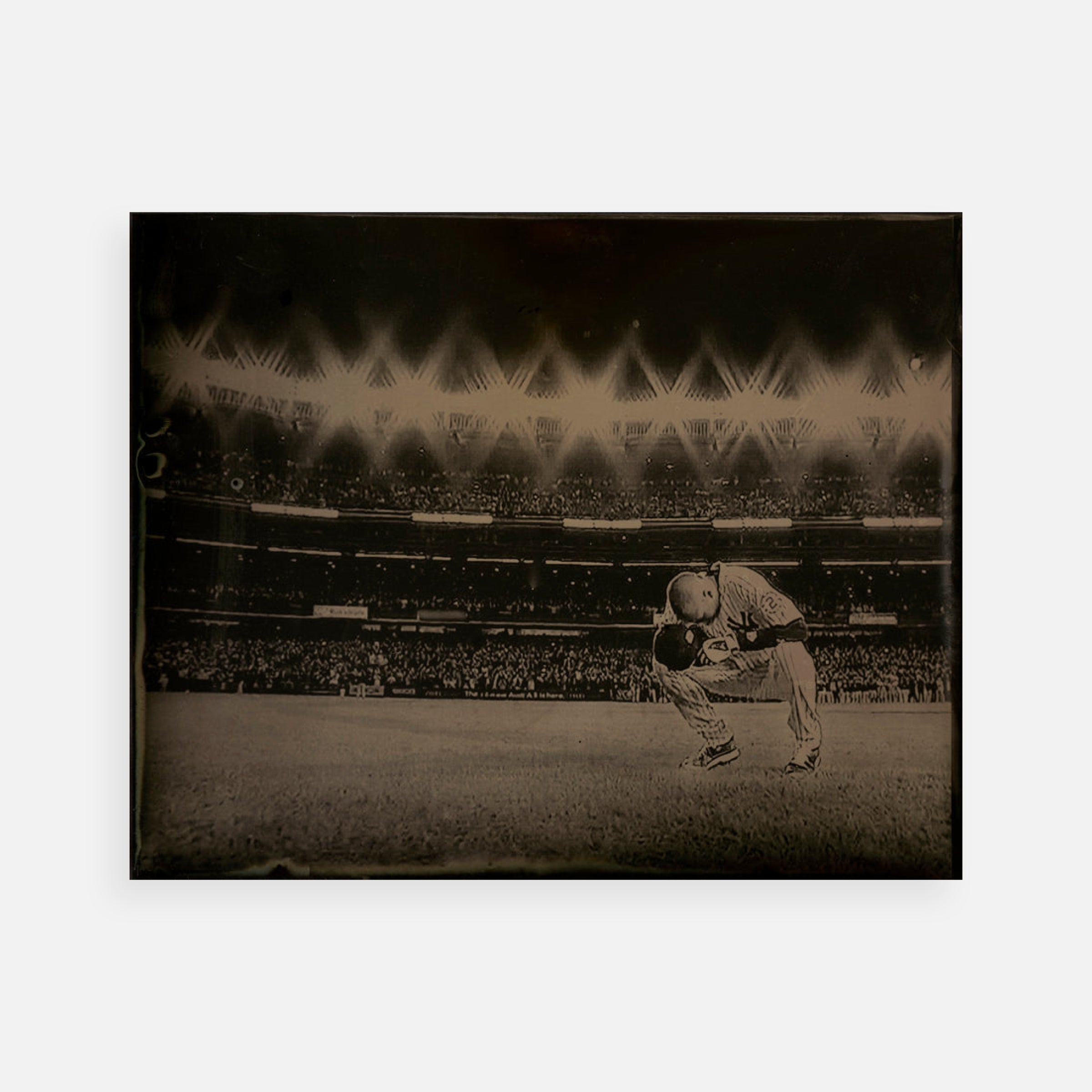 Tabitha Soren: Derek Jeter, Final Game in Yankee Stadium, Tintype 1583, 2014