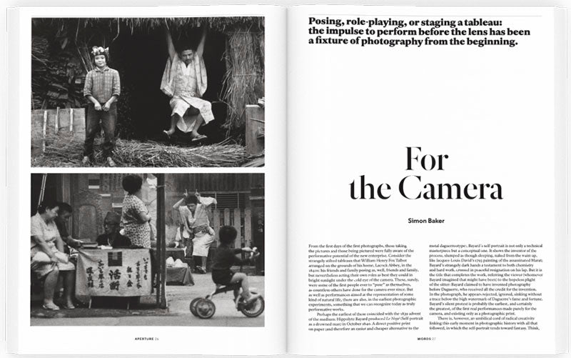 Performance: Aperture 221, Winter 2015