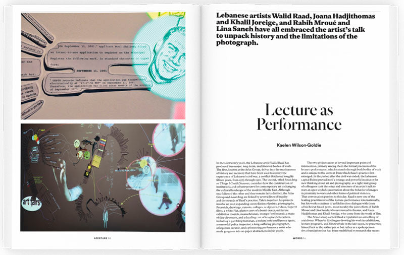 Performance: Aperture 221, Winter 2015