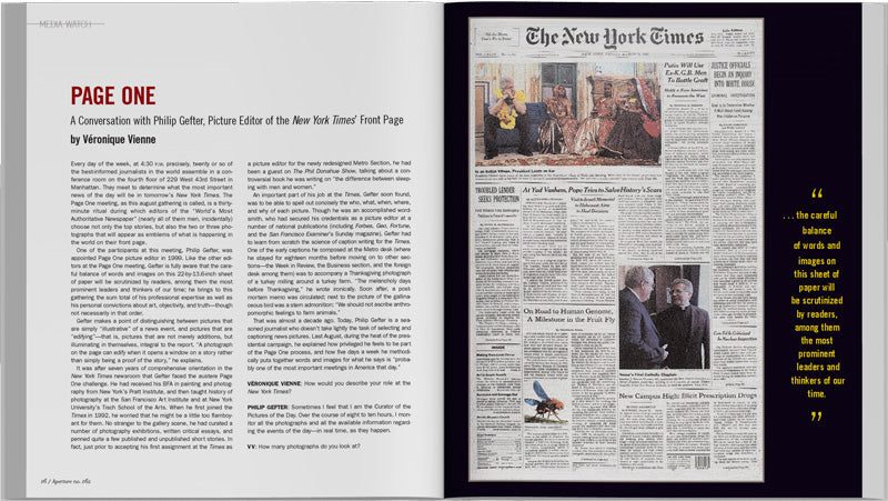 Aperture 162: Aperture 162, Winter 2001