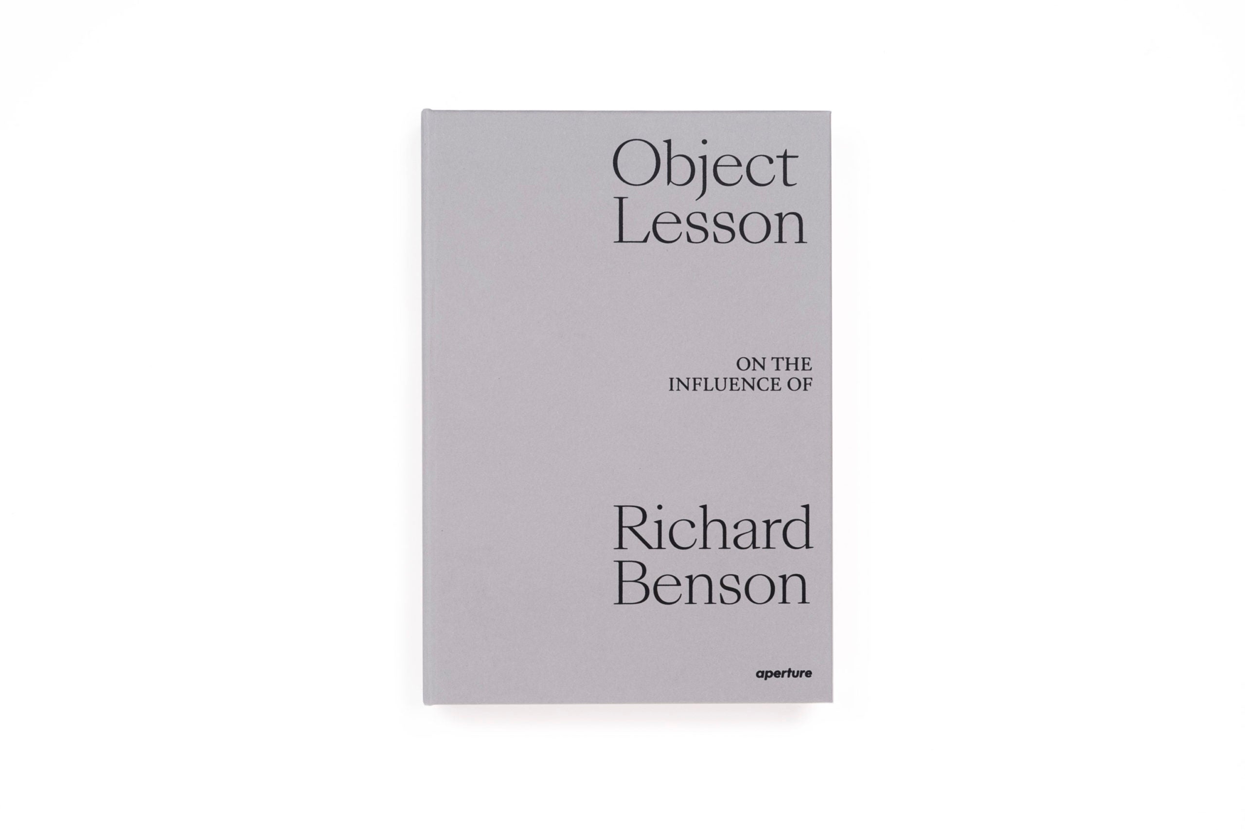 Object Lesson: On the Influence of Richard Benson