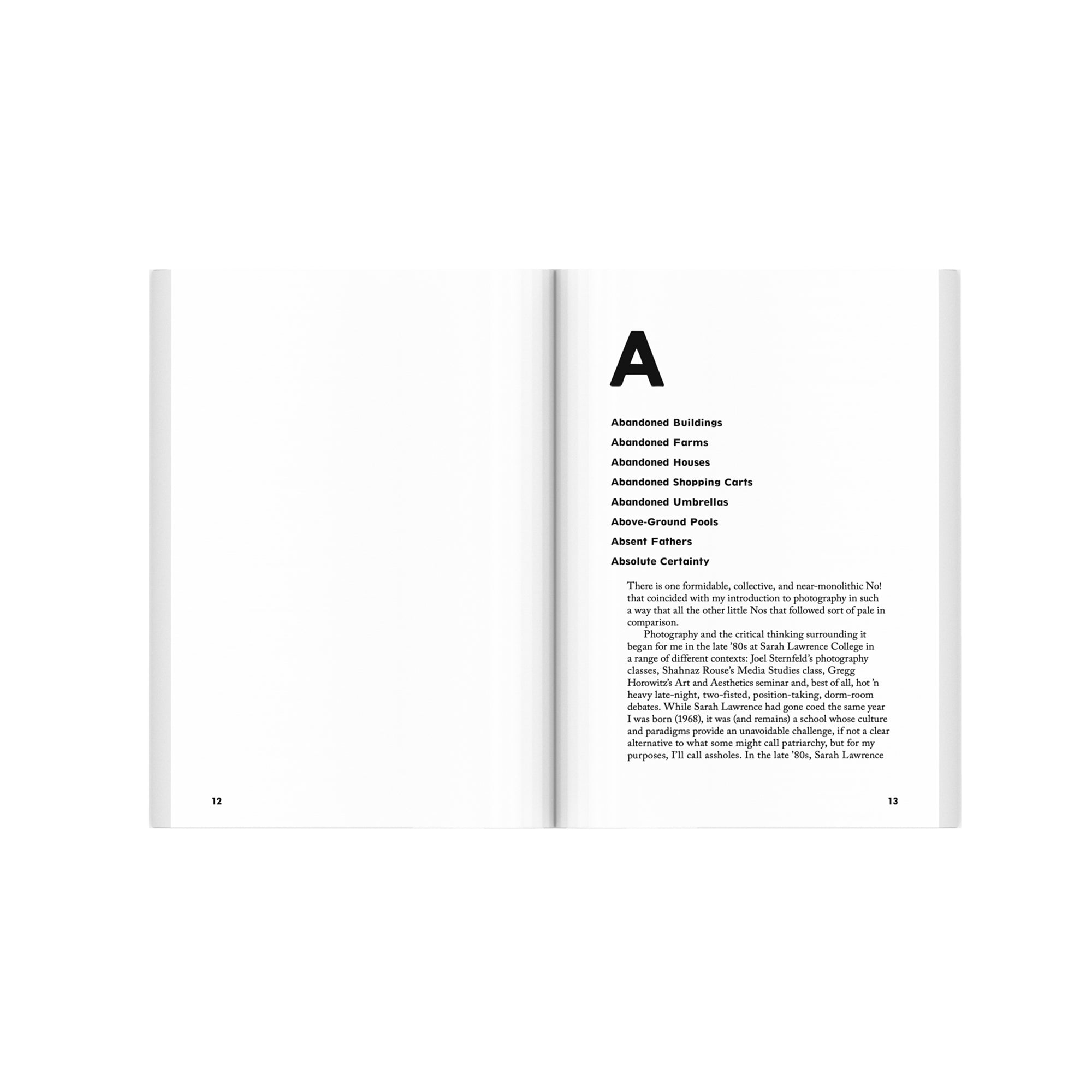 Photo No-Nos: Meditations on What Not to Photograph (Letterpress edition)