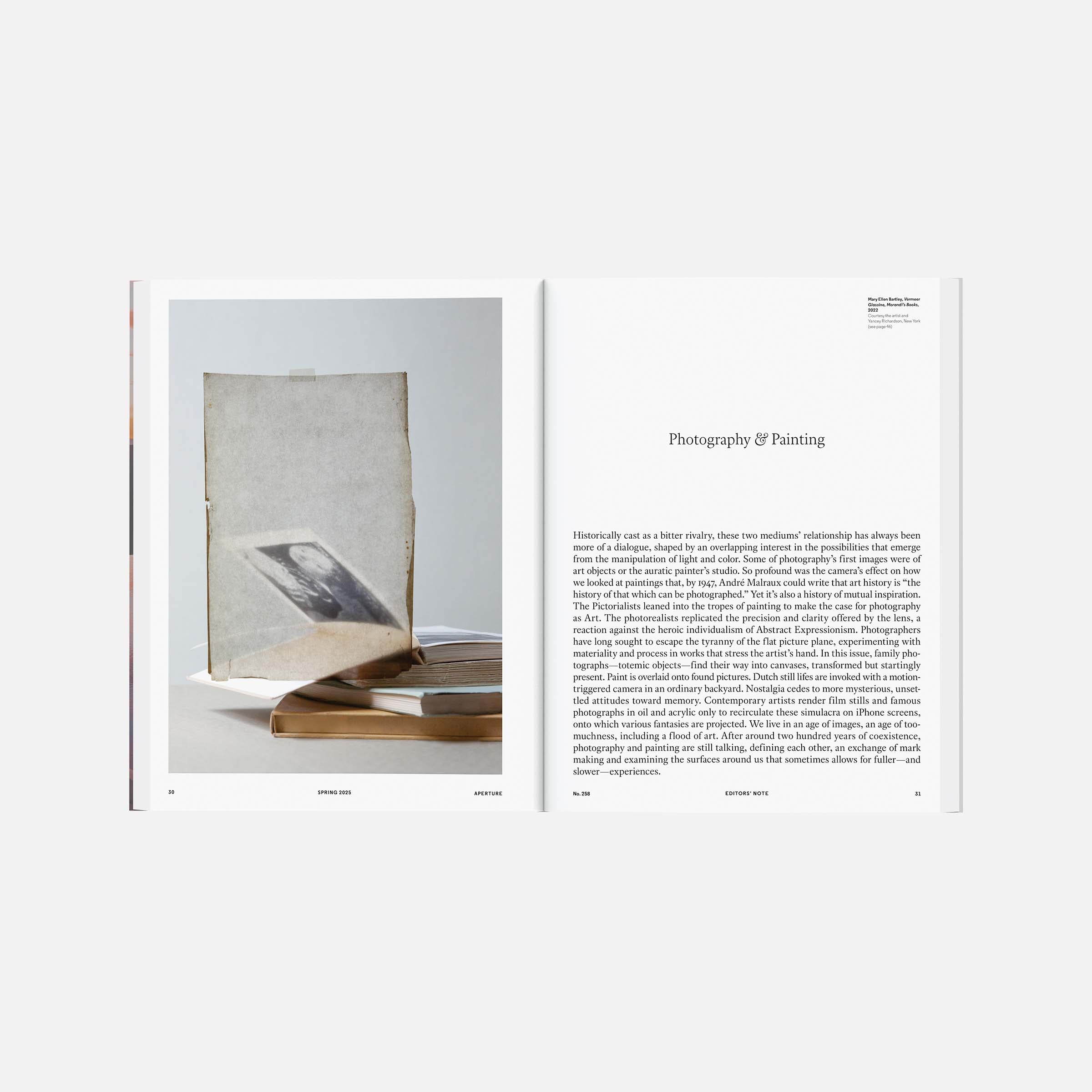Photography & Painting: Aperture No. 258, Spring 2025