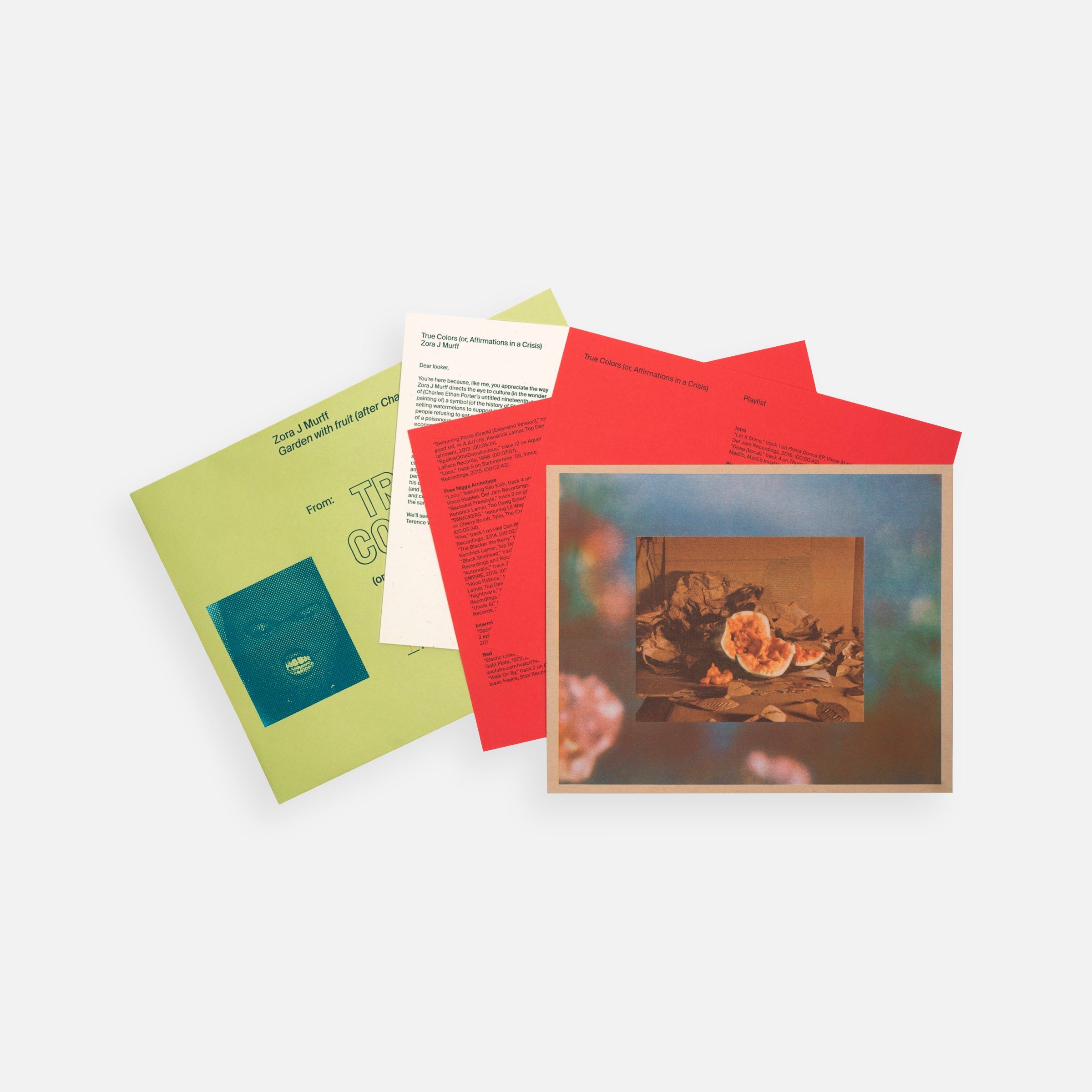 Zora Murff: Garden with fruit (after Charles Ethan Porter), 2020