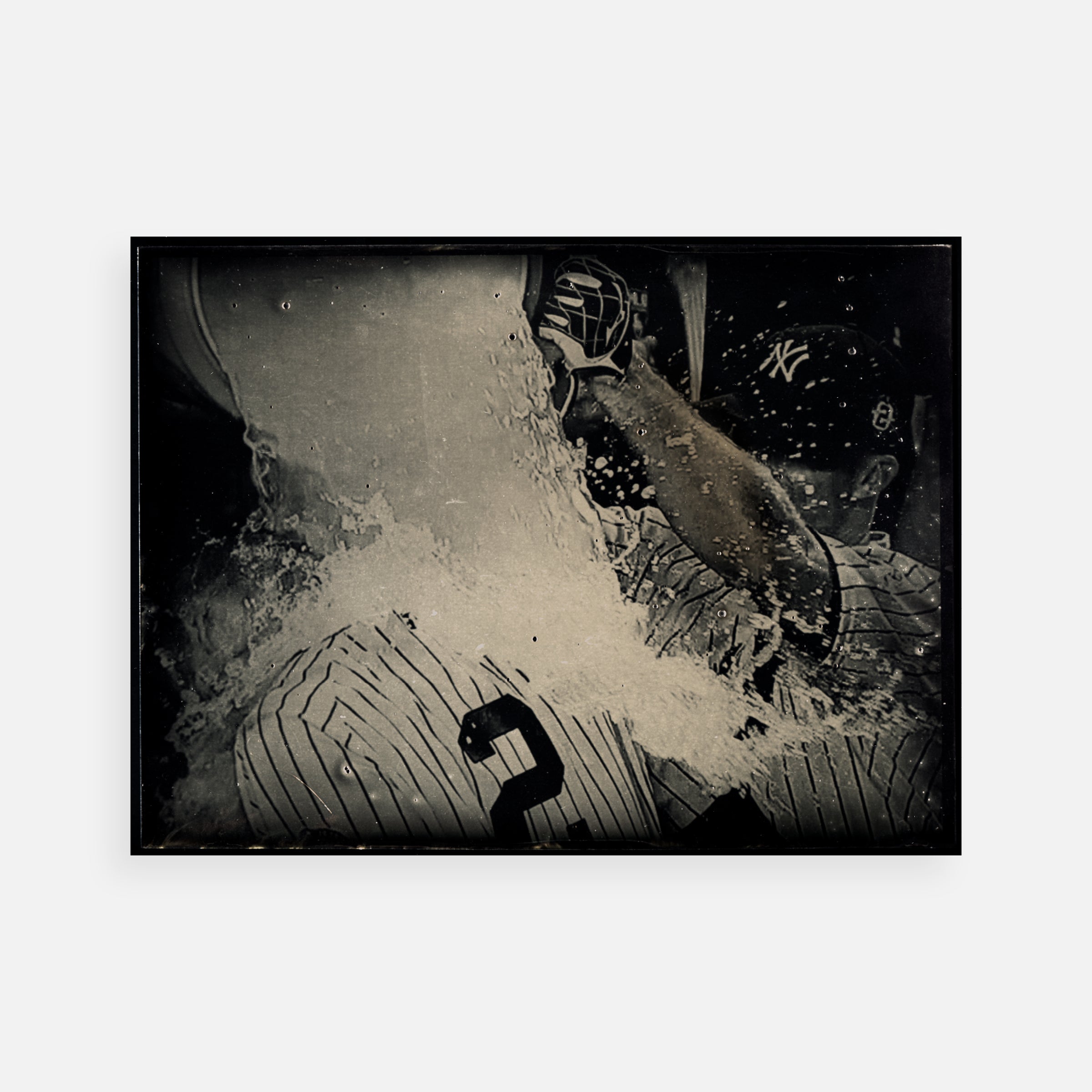 Tabitha Soren: Derek Jeter, Last Home Run Ever in Yankee Stadium, Tintype 1582, 2014