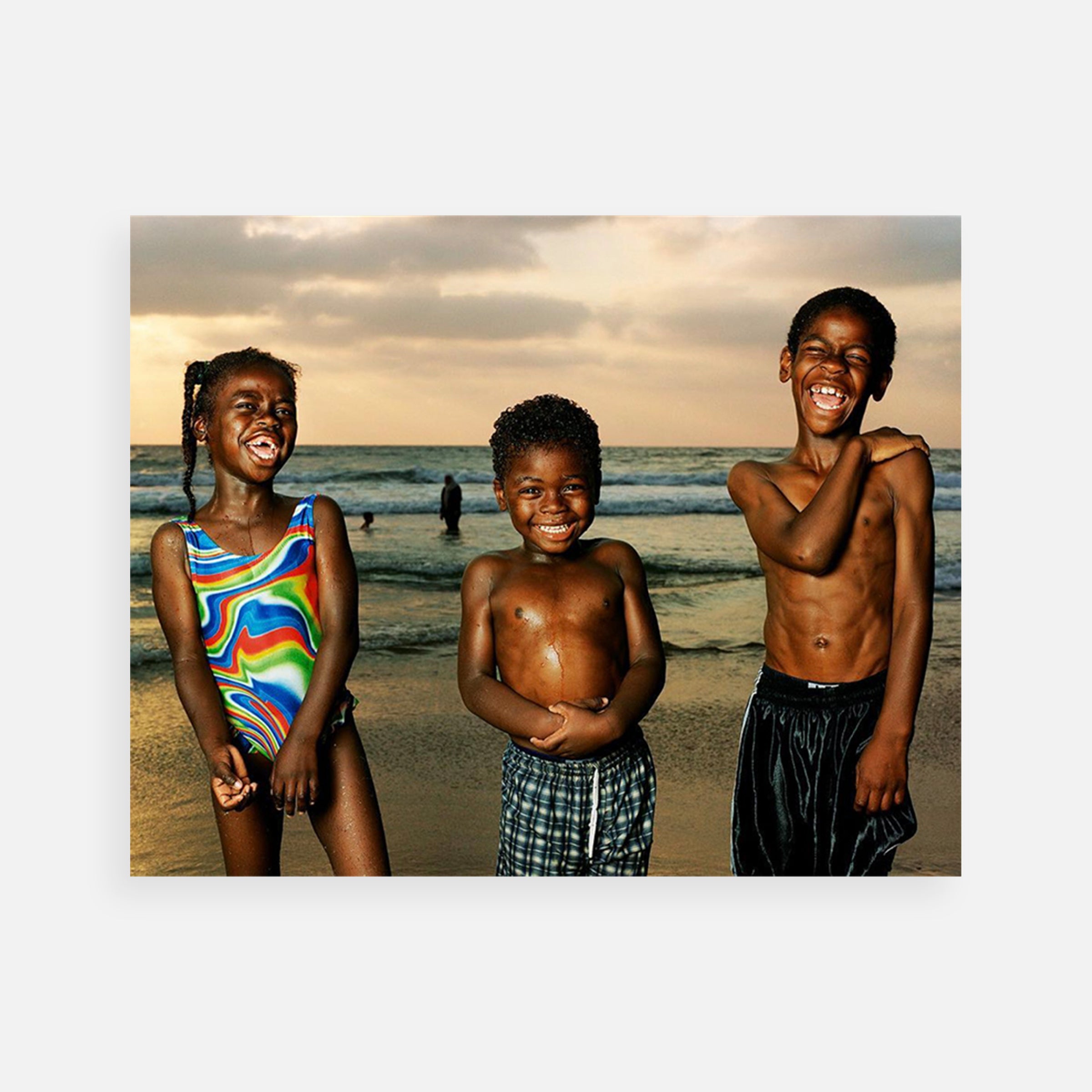 Gillian Laub: Abir, Munir, and Suliman, Jaffa, July 2002