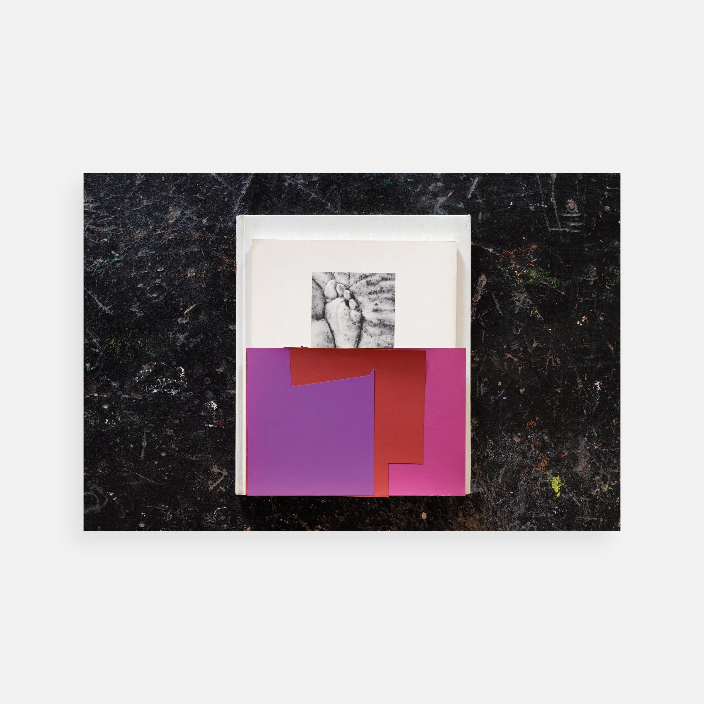 Yto Barrada: Untitled, from the series Bettina’s Color-aid papers with 1970s Aperture issues, 2022