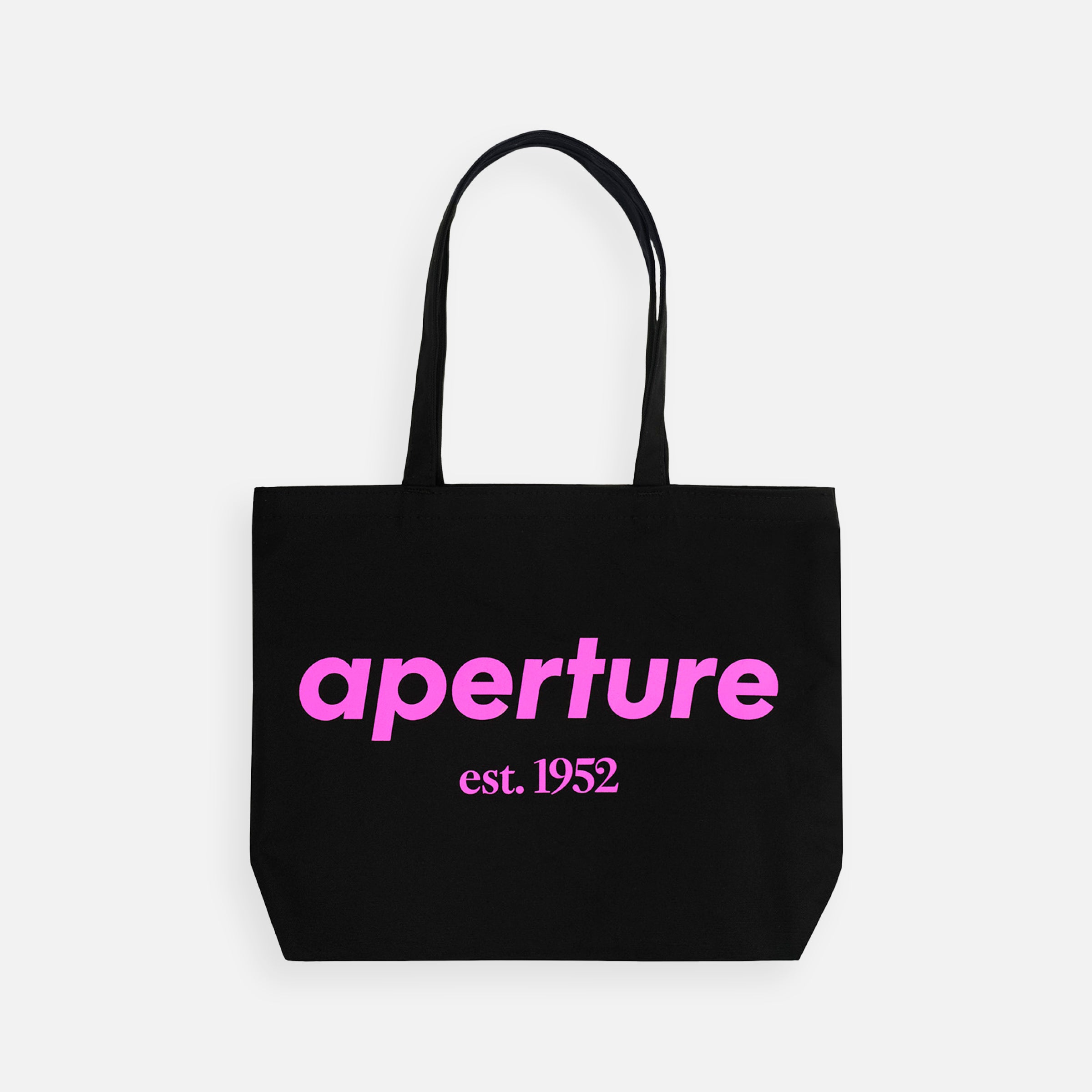 Aperture 1952 Black/Pink Tote Bag