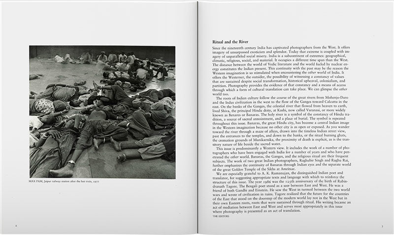 India: Ritual and the River: Aperture 105, Winter 1986
