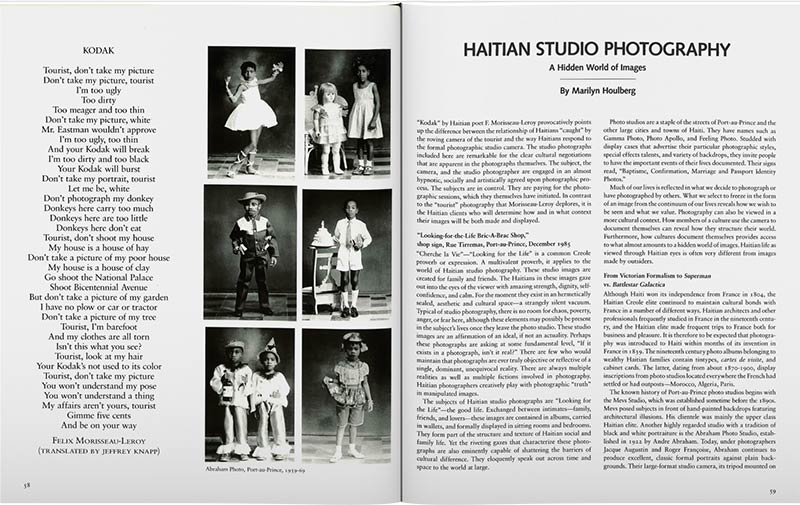 Haiti: Feeding the Spirit: Aperture 126, Winter 1992