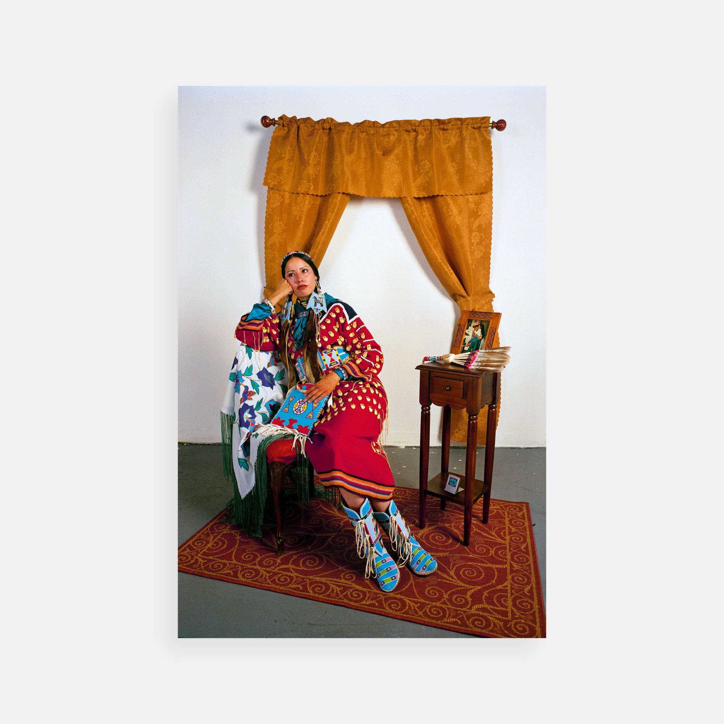 Wendy Red Star: Indian Woman Sitting, 2005